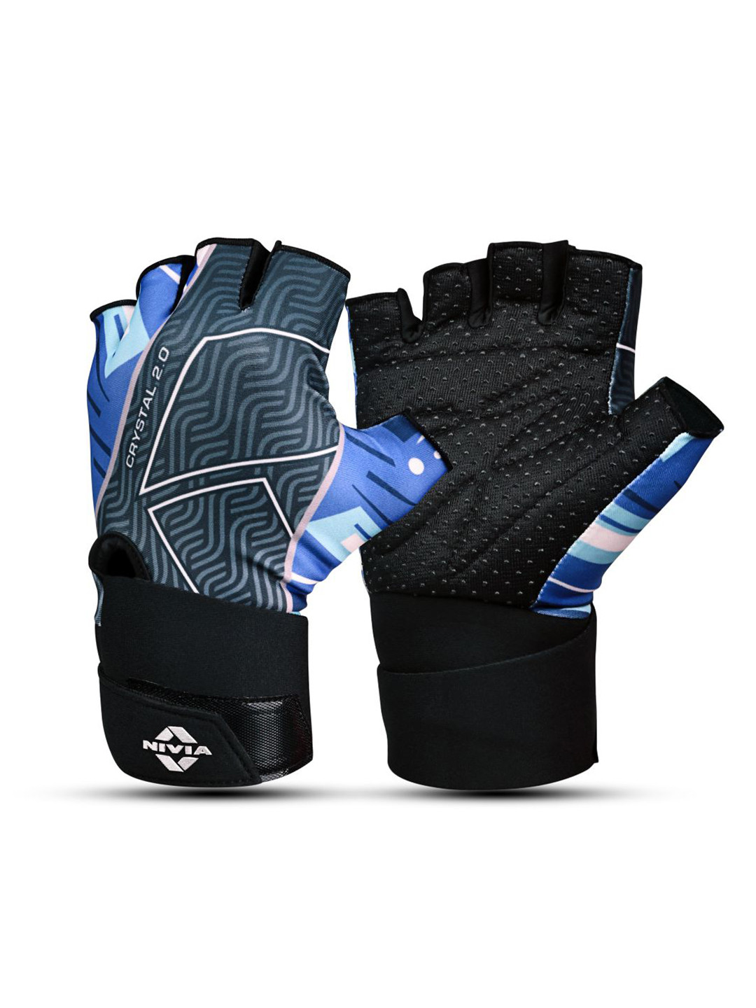 NIVIA Printed Strap Fitness Gloves