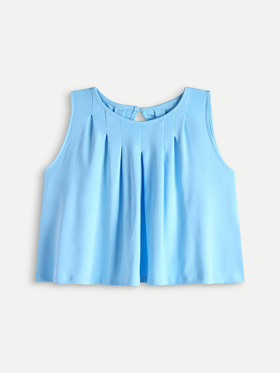 Chuckleberrie Girls Sleeveless Cotton A-Line Top