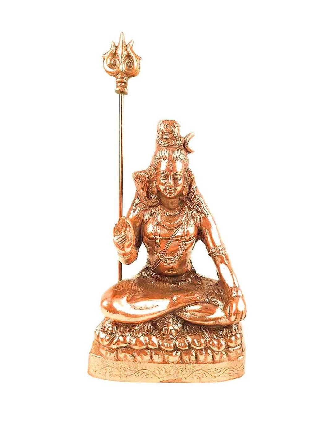 apka mart Bronze-Toned Lord Shiva Idol Showpiece
