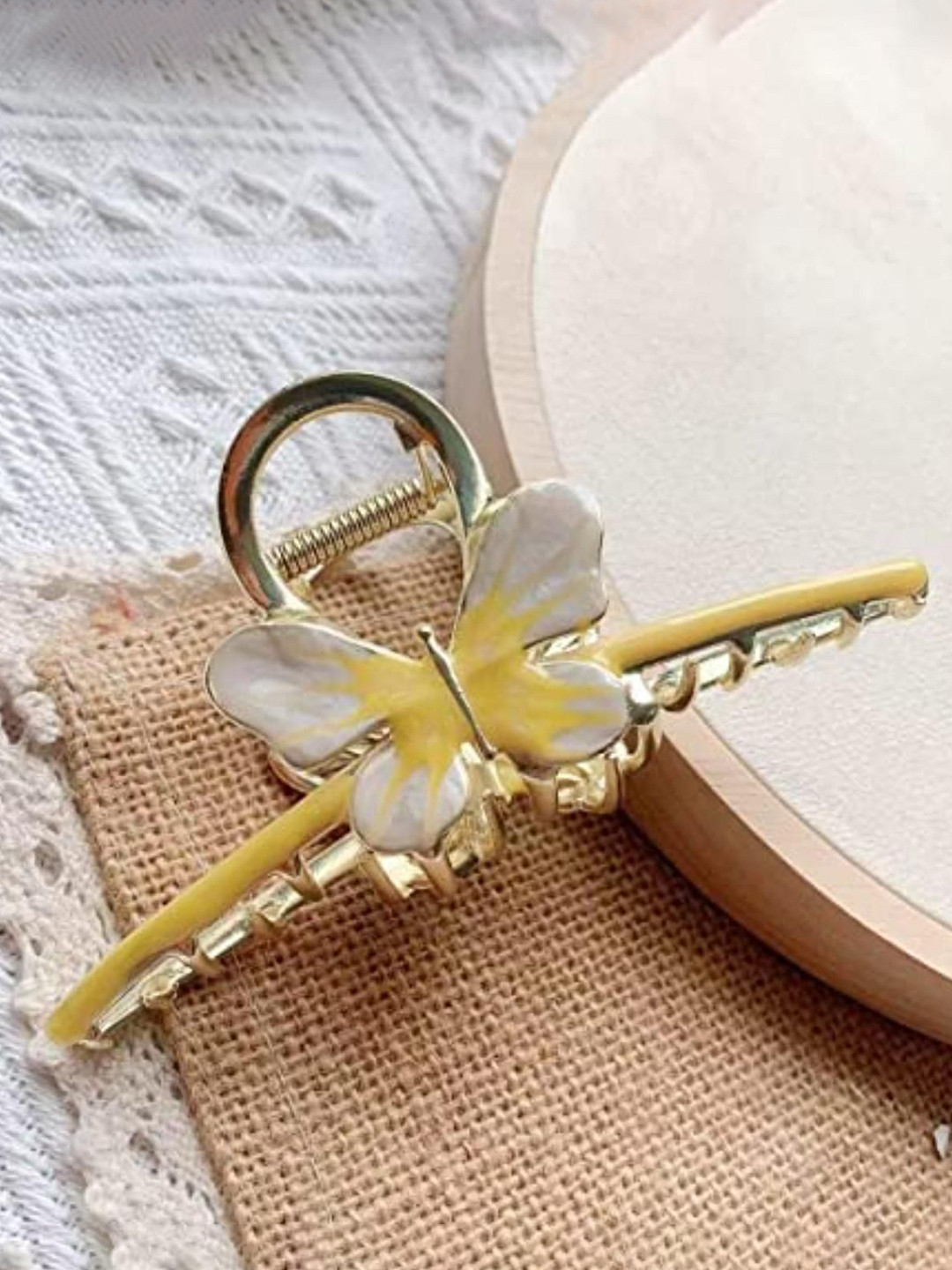 DN Creation Women Assorted Metal Butterfly Jumbo Clutcher Clips