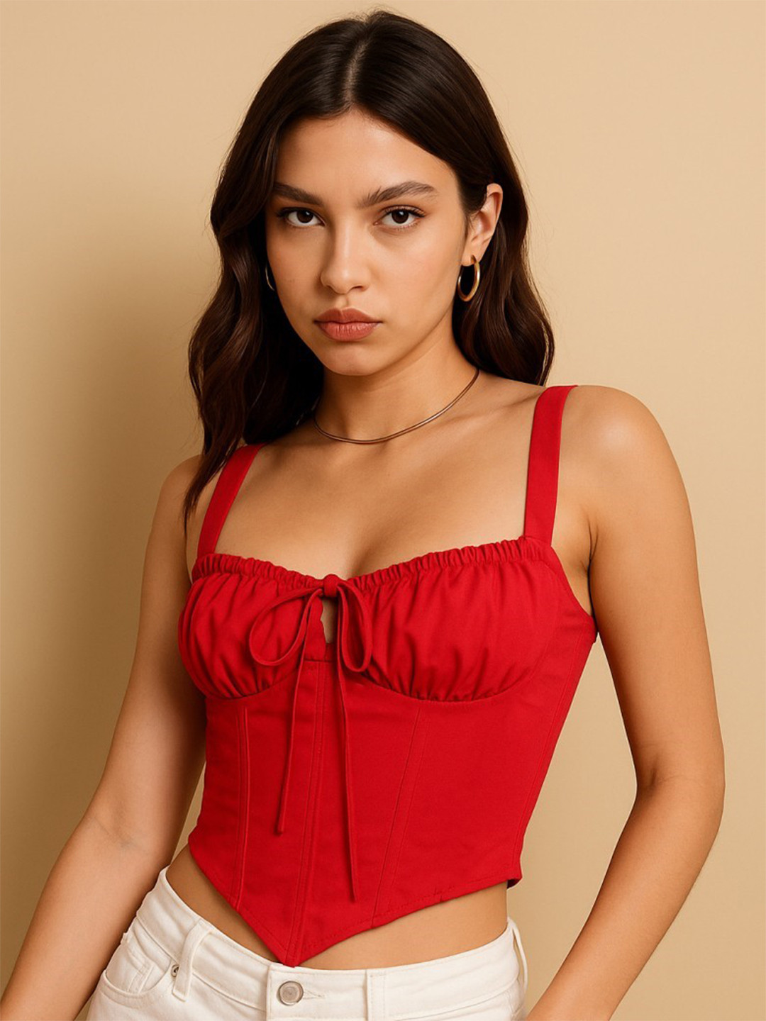 ELYRAA Cotton Crop Top