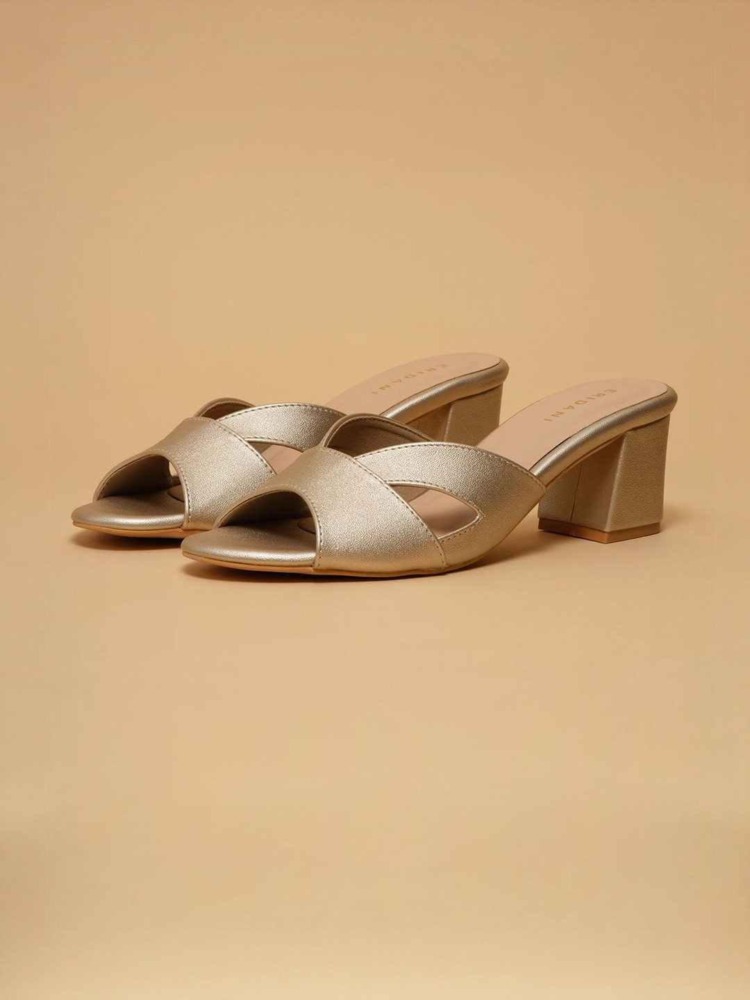 ERIDANI Work Block Heel Sandals