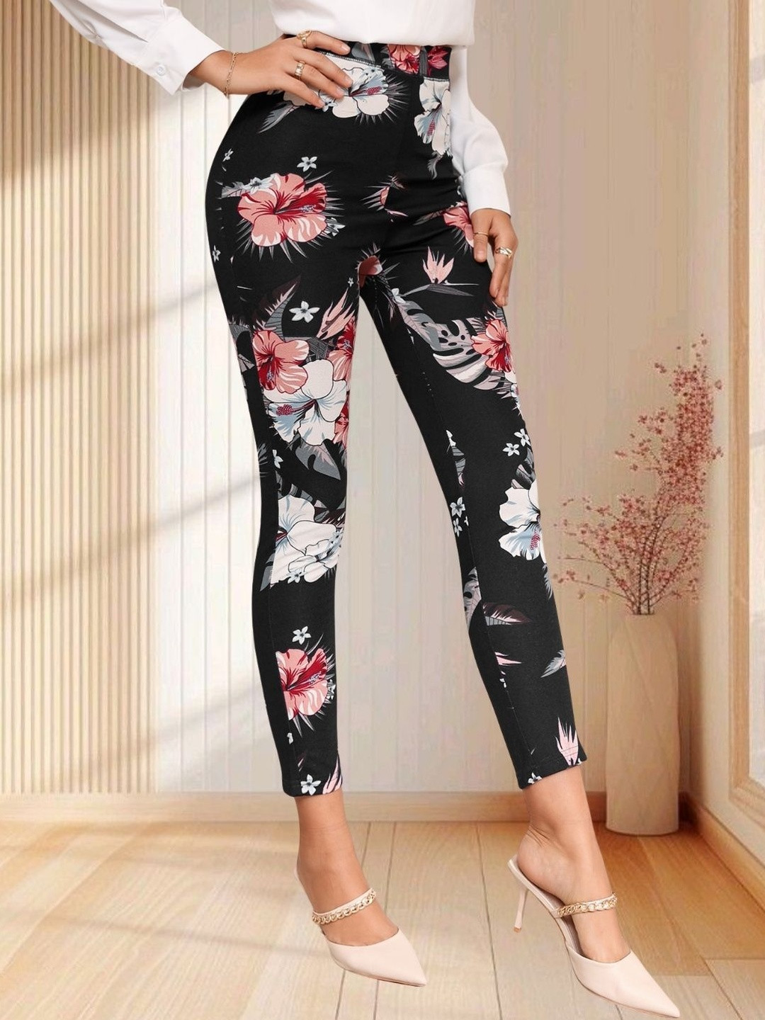Moda Rapido Women Printed Stretchable Casual Jegging