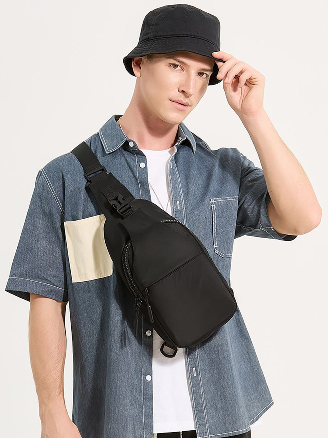 Mast & Harbour Men Medium Crossbody Backpack