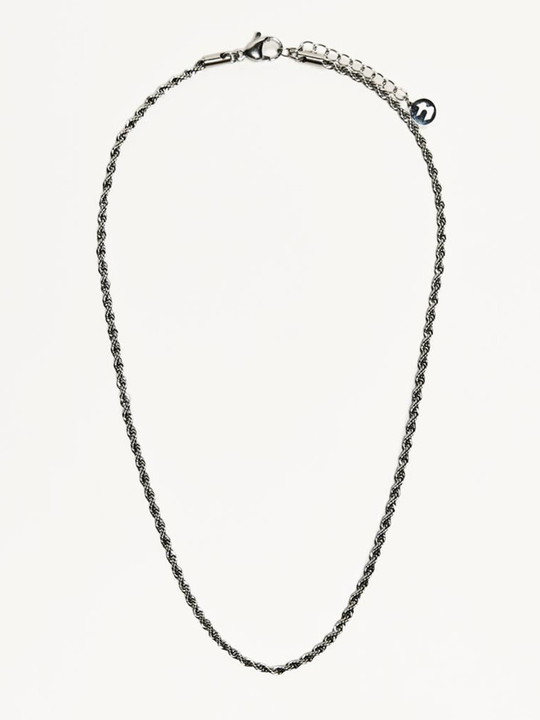 Bershka Men Stainless Steel Twisted Chain