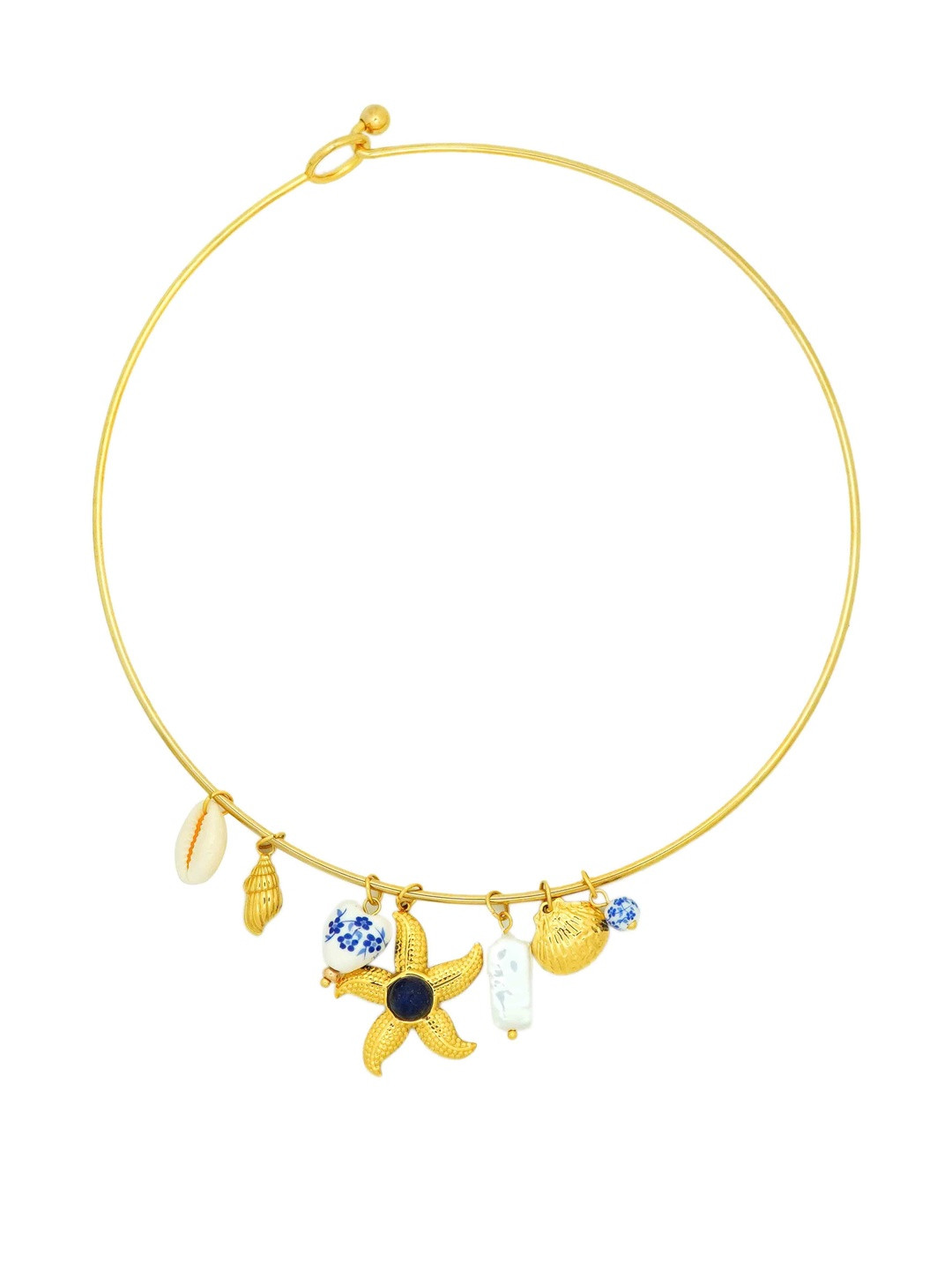 INTERSTELLAR Women Gold-Plated Pearls Bella Pendent