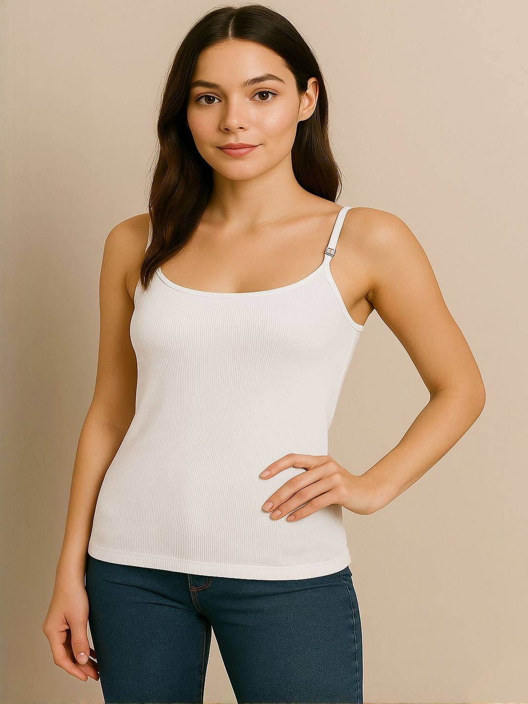 CORTICA Pack of 2 Women and Girls Cotton Based Comfortable Solid Slips