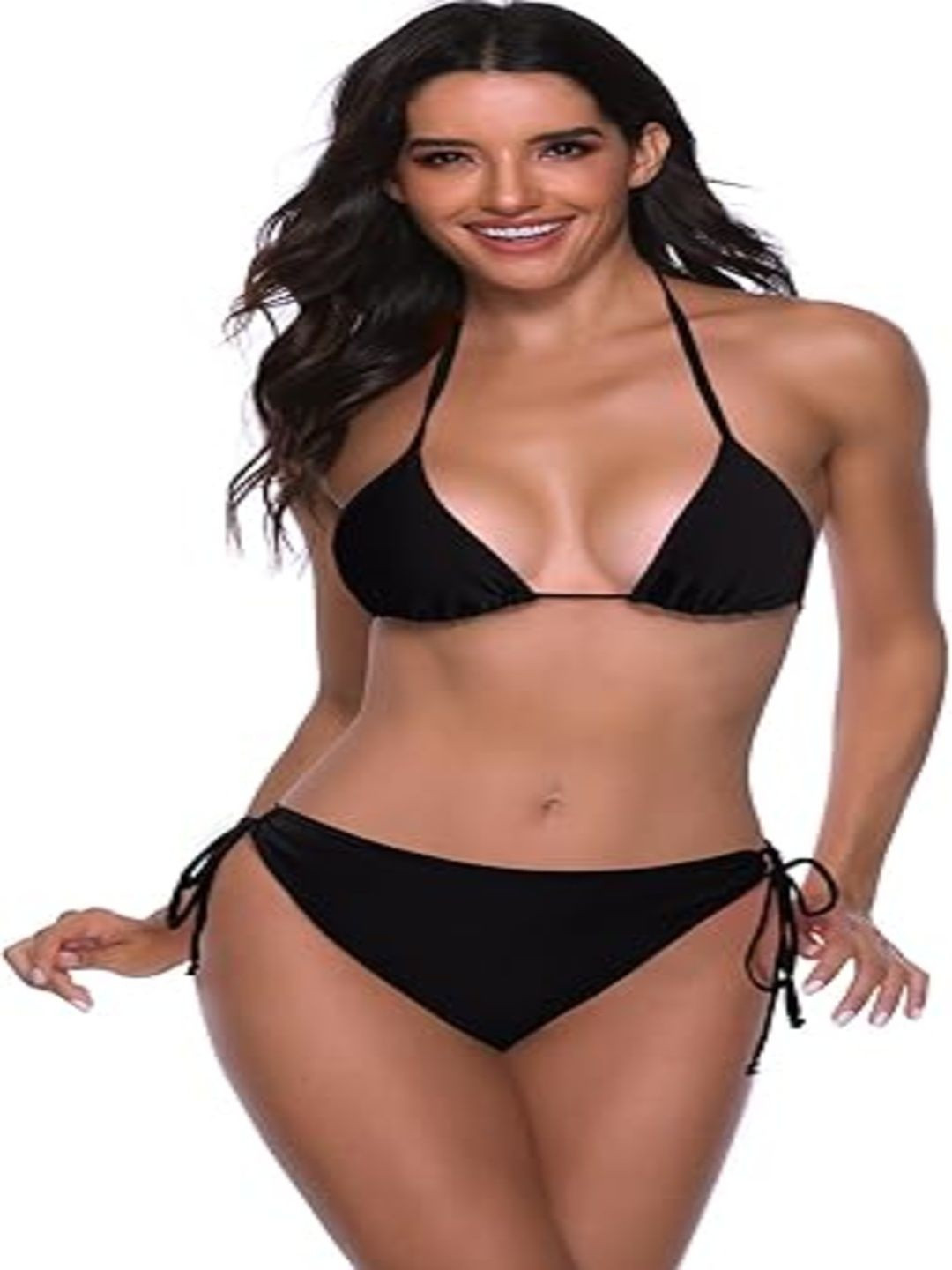 MEDHA INDUSTRIES V-Neck Sleeveless Bikini Set Swimwear