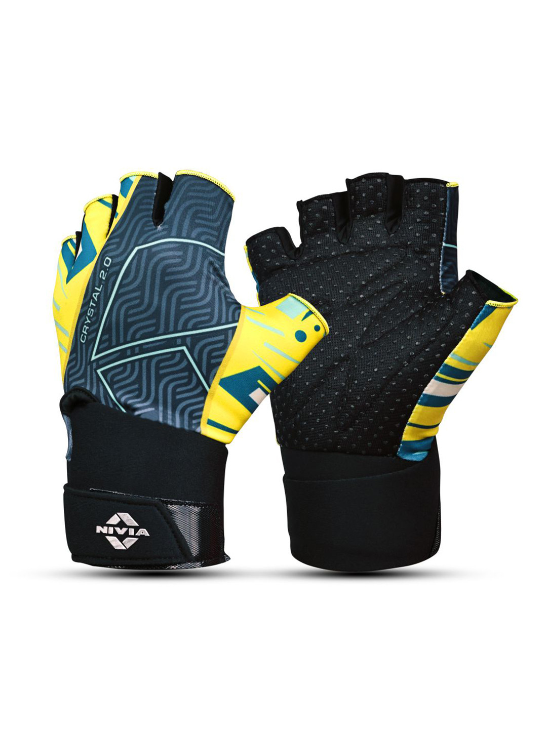 NIVIA Printed Strap Fitness Gloves