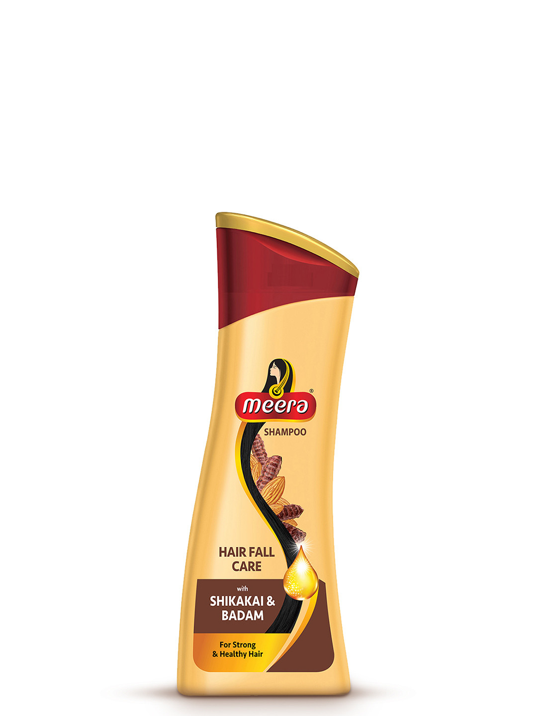 Meera GOODNESS OF TRADITION Hairfall Care Shampoo Infused with Shikakai & Badam 180ml