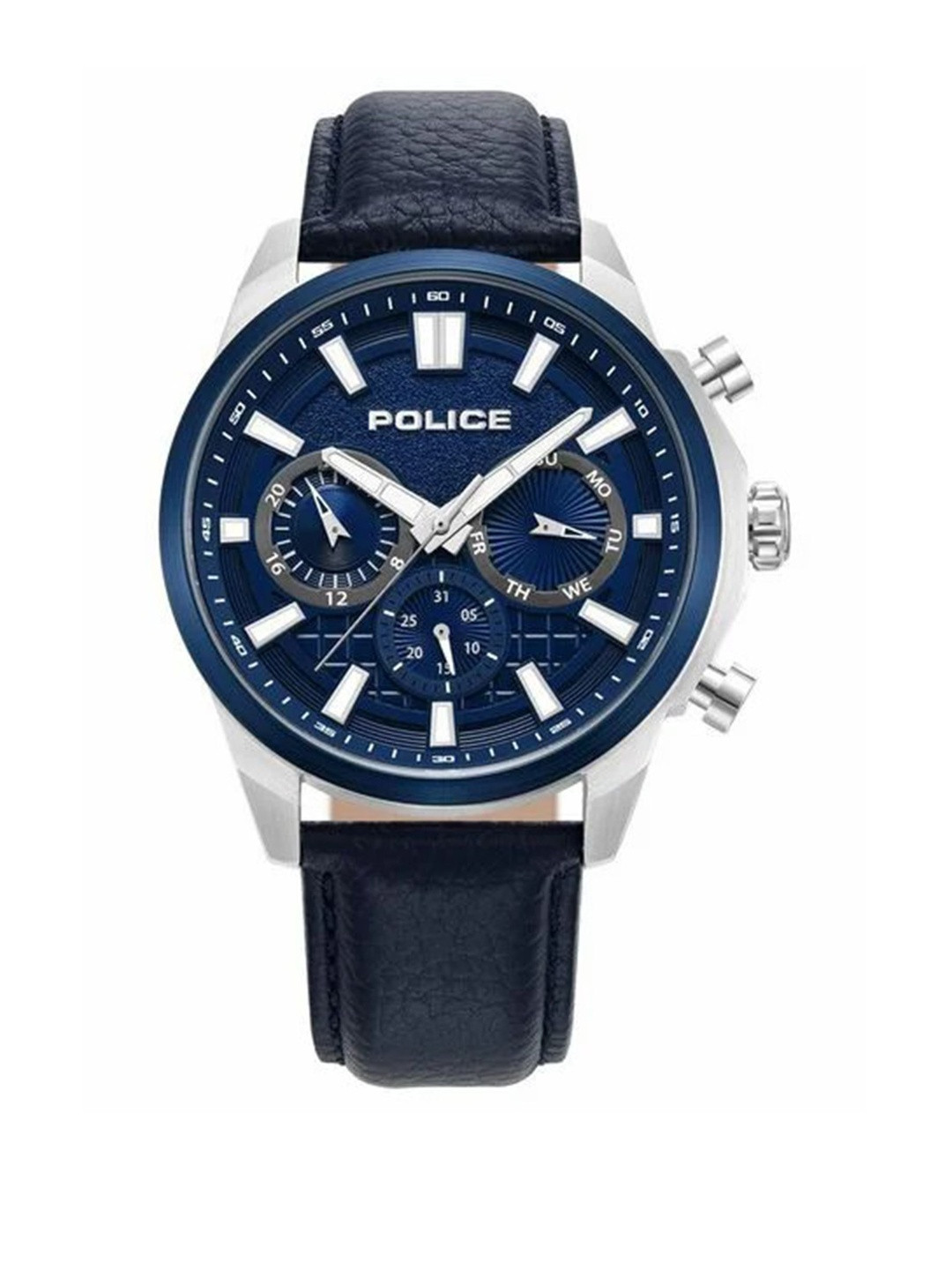 Police Men Dial & Leather Straps Analogue Multi Function Watch PLPEWJF0021041