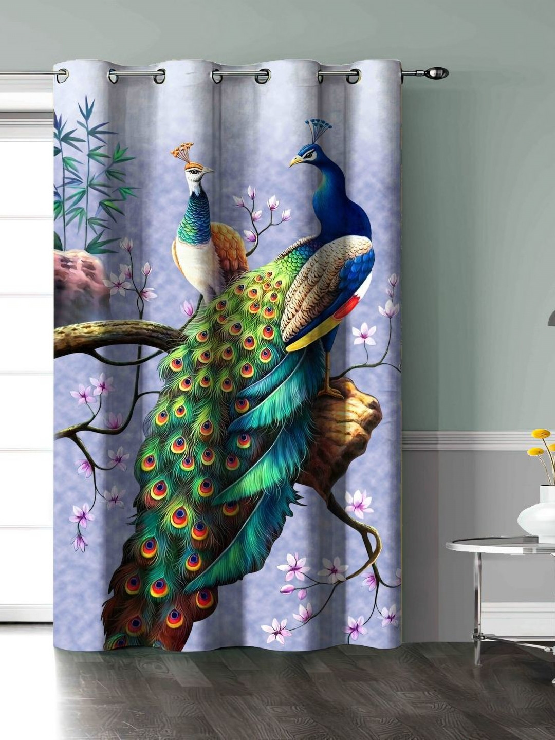 Aura Lavender & Blue Quirky Door Curtain