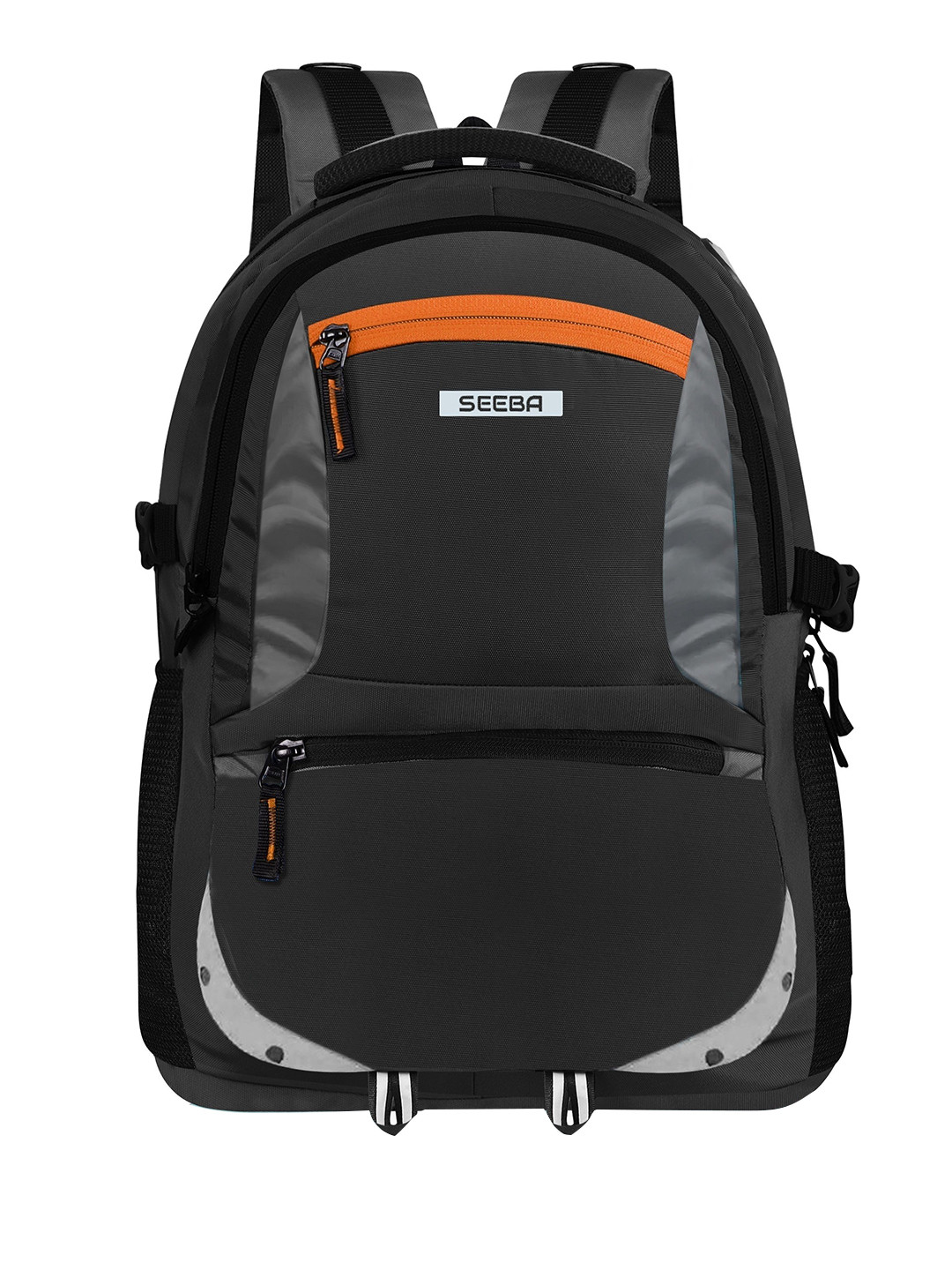 seeba Women Colourblocked Large Backpack with Reflective Strip