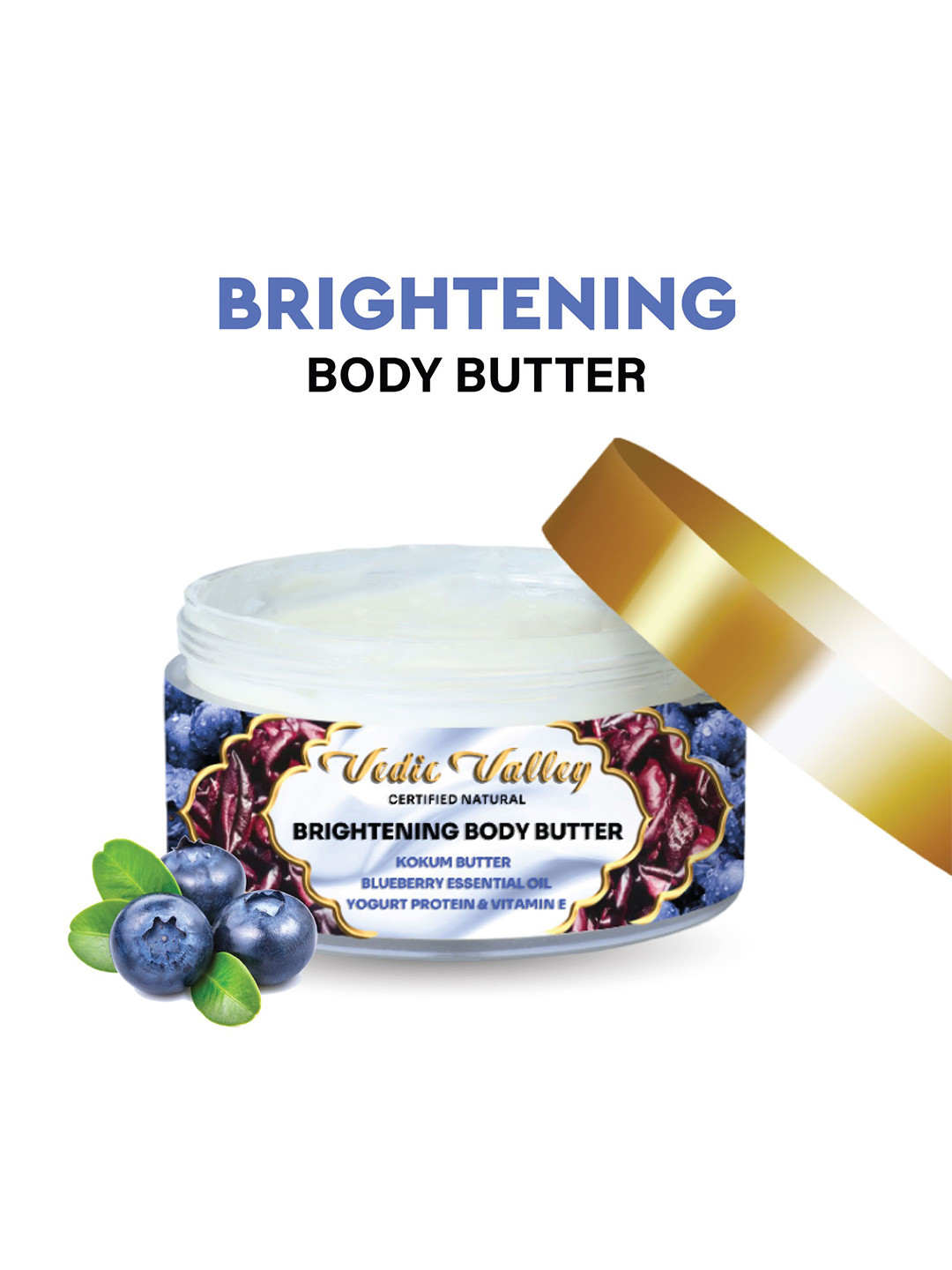 Vedic Valley Brightening Body Butter With Cocoa & Shea Butter - 250g