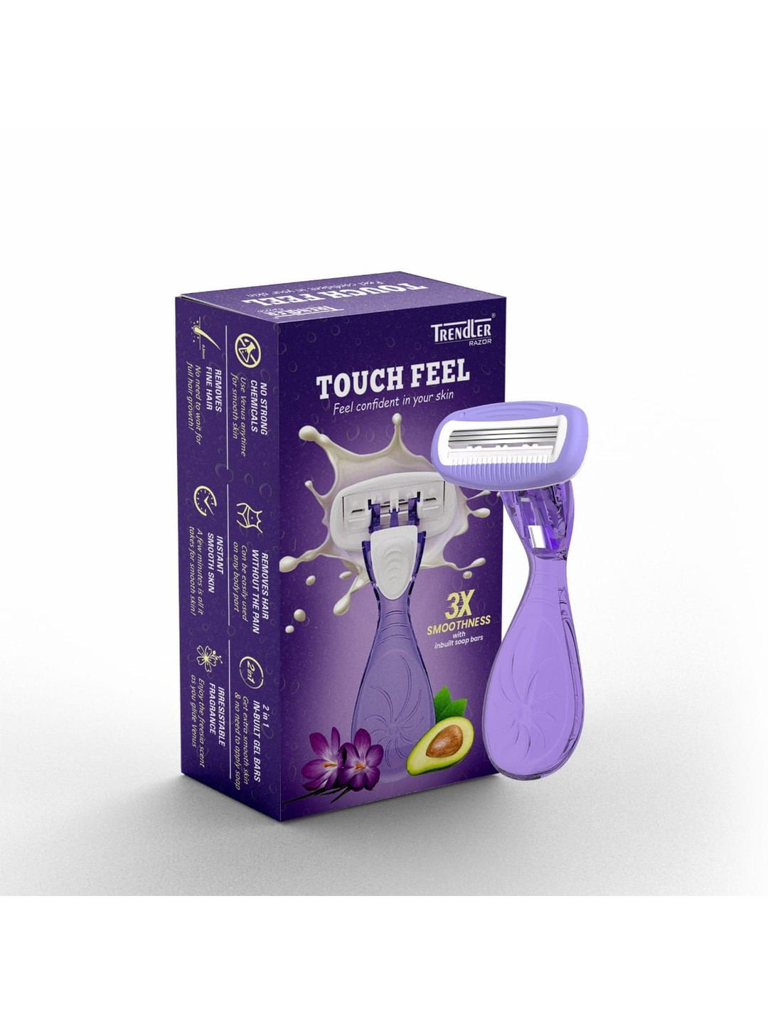 TRENDLER Triple-Blade Cartridge Razors