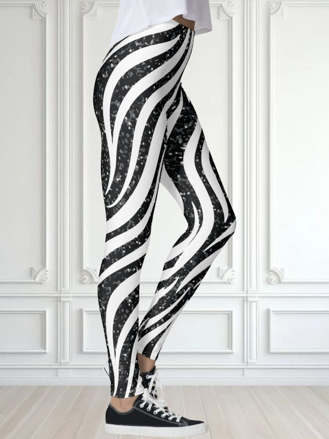 Moda Rapido Women Multicolor Stretchable Polyester Jegging