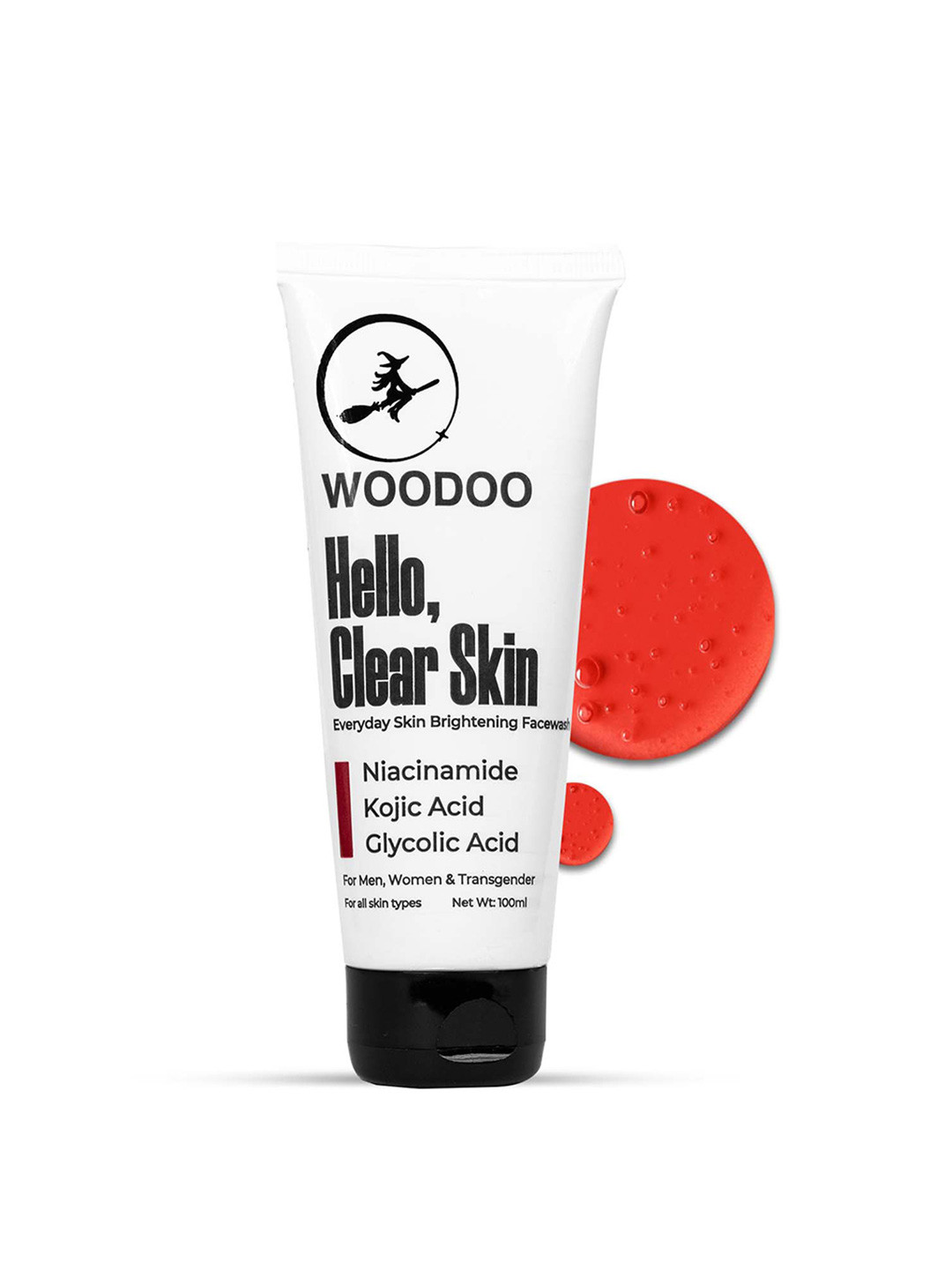 Woodoo Hello Clear Skin Everyday Skin Brightening Face Wash With Niacinamide 100ml