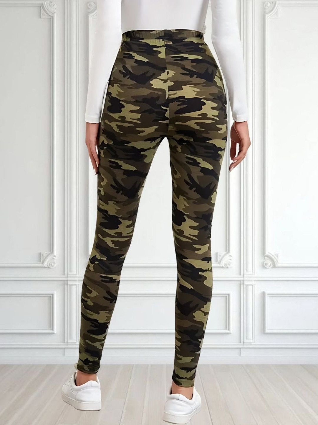 Moda Rapido Women Brown Stretchable Cotton Lycra Blend Casual Jegging