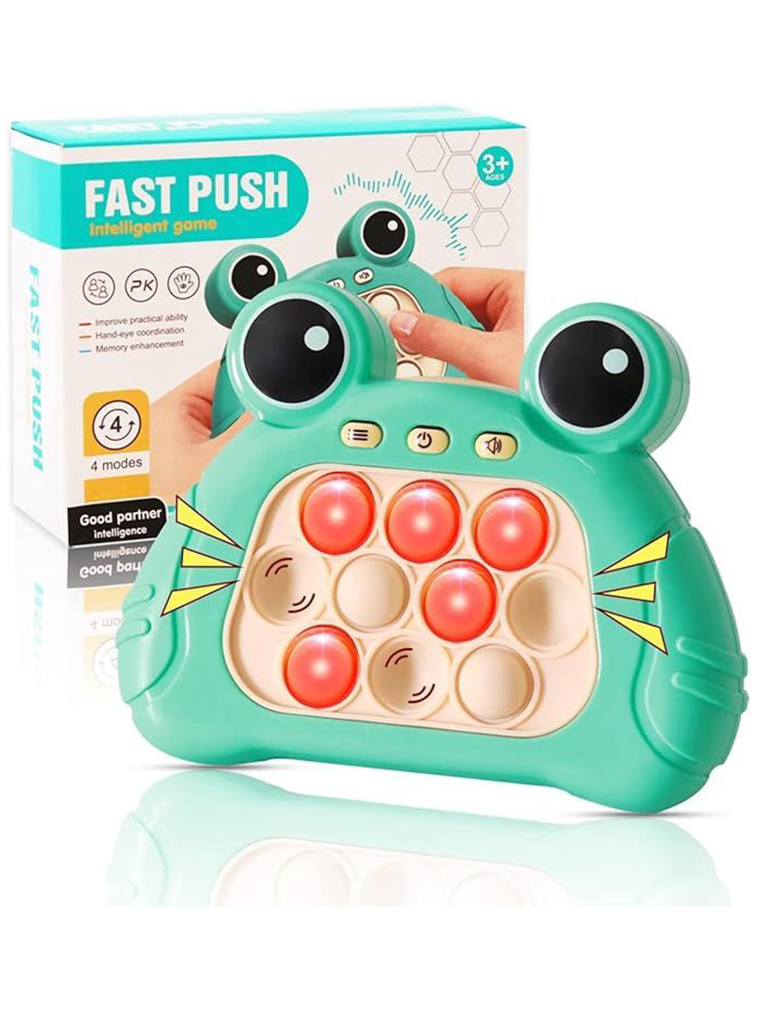 Kidoyz Kids Light-up Bubble Pop Fidget Toy Gaming Accessory