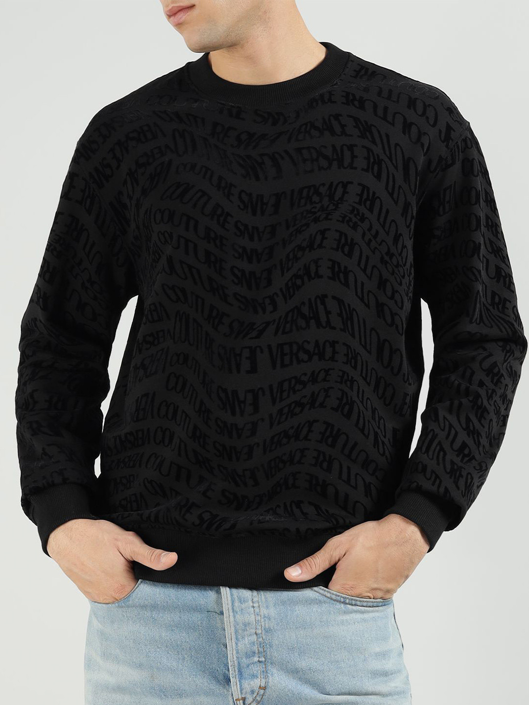 Versace Jeans Couture Men Printed Sweatshirt