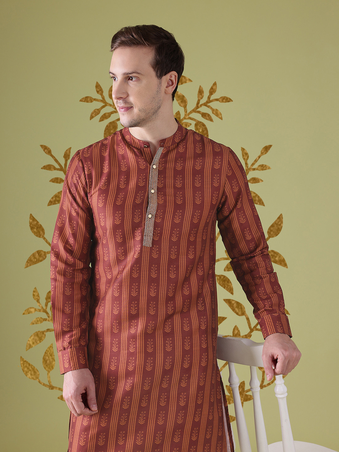 Anouk Printed Gotta Patti Indie Prints Kurta