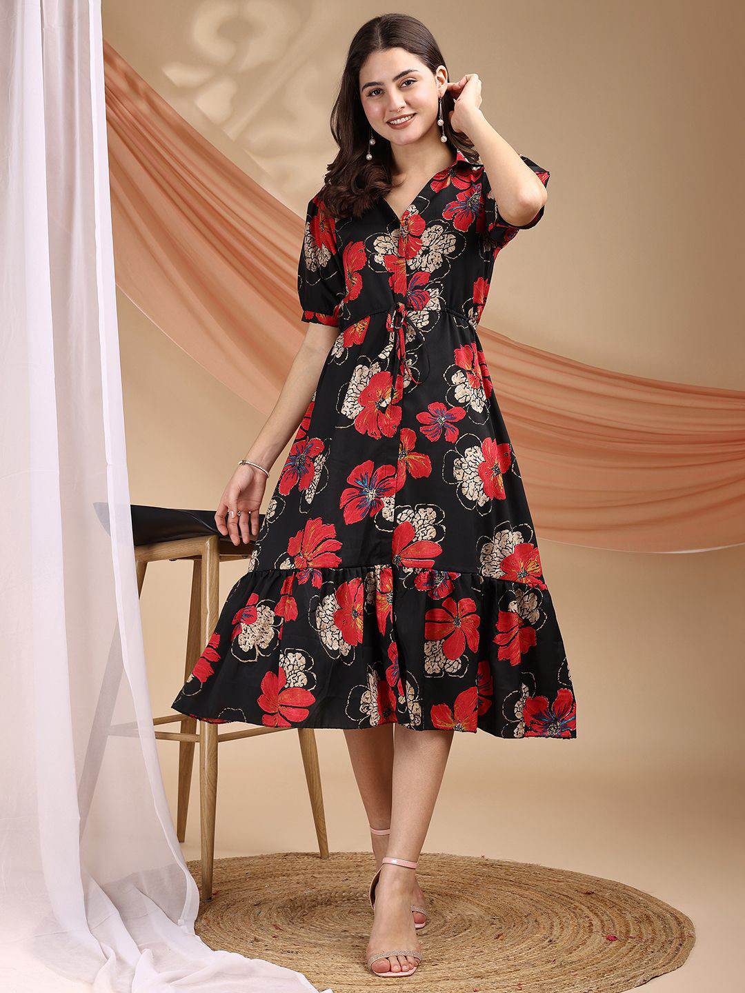 FIXOCRA Women Fit & Flare Dress