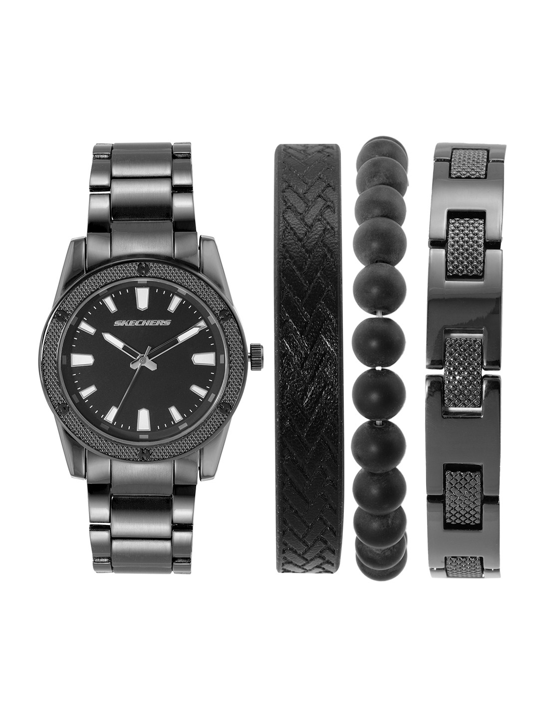 Skechers Men Dial & Straps Analogue Watch With 3 Bracelets - SR9090