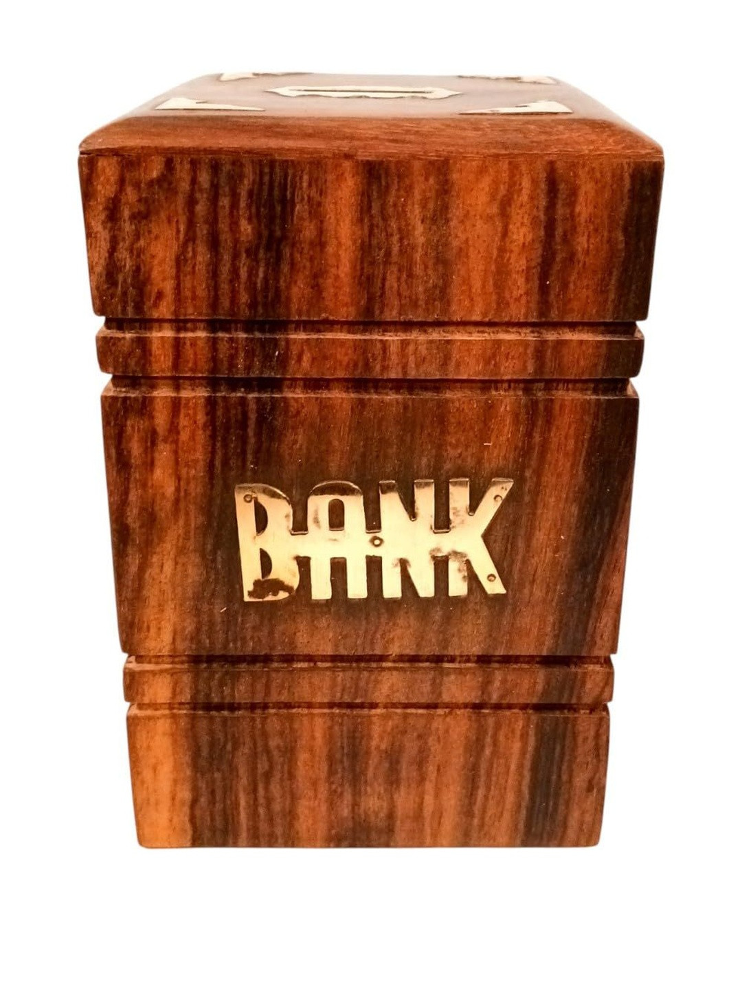 apka mart Brown Wooden Box Showpiece