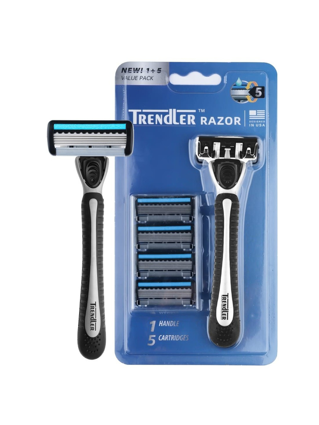 TRENDLER 1+5 Multi-Blade Cartridge Razors