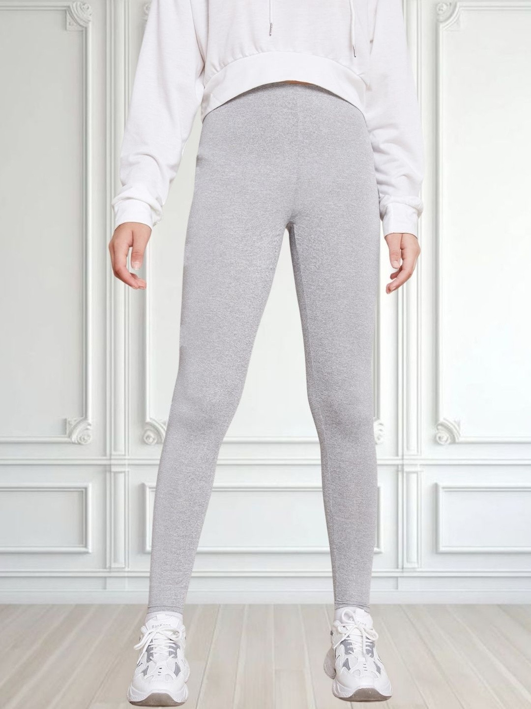 Moda Rapido Women Grey Stretchable Casual Jegging