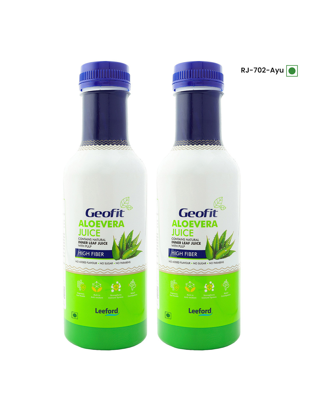 Geofit Set Of 2 Aloevera Juice- 1 L Each