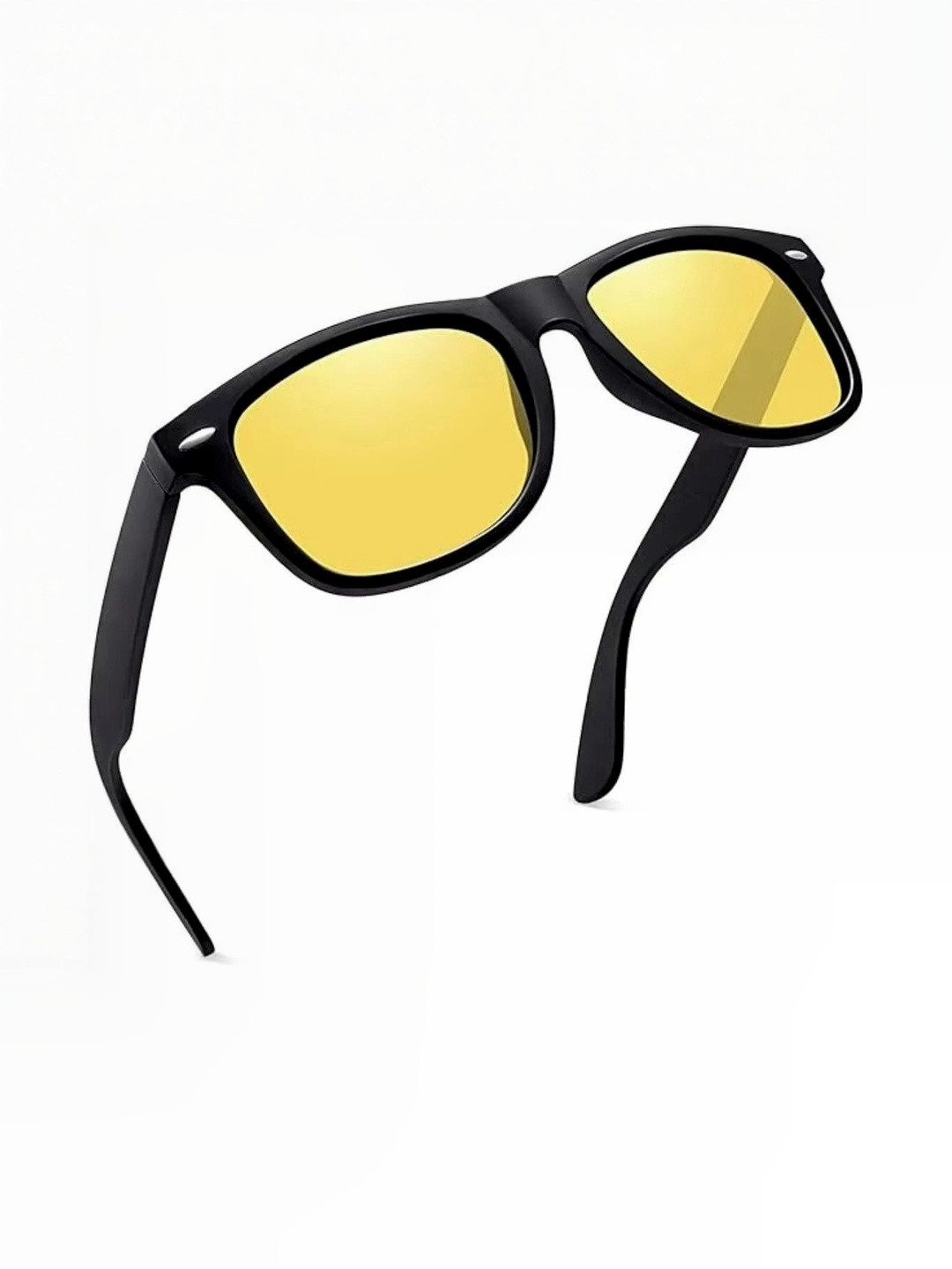 HIPE Men Wayfarer Sunglasses with UV Protected Lens Yellow_Pos_NightDRive