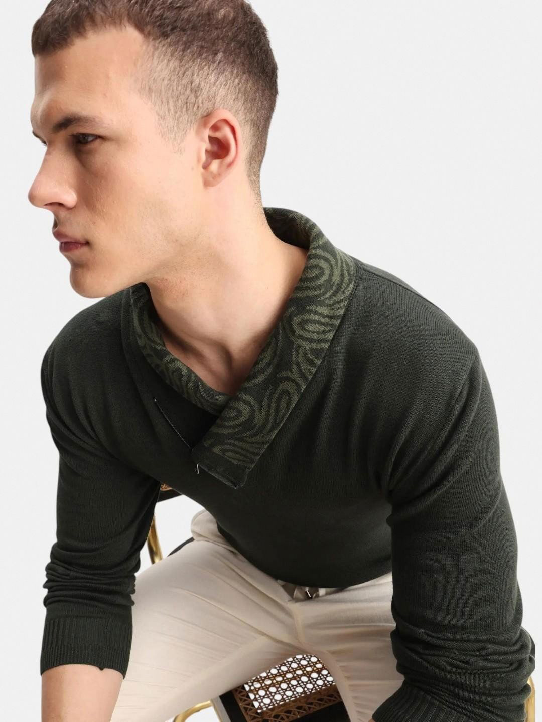 RARE RABBIT Denver Men Cotton Pullover