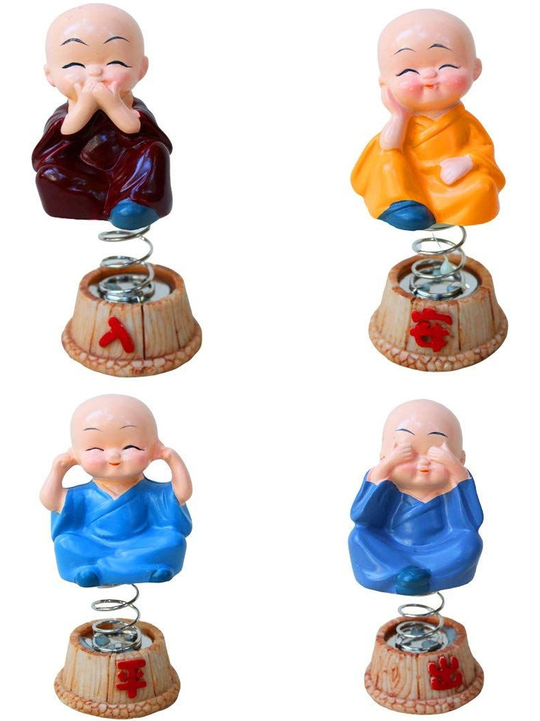 apka mart Set of 4 Handicraft Little Baby Monk Showpiece