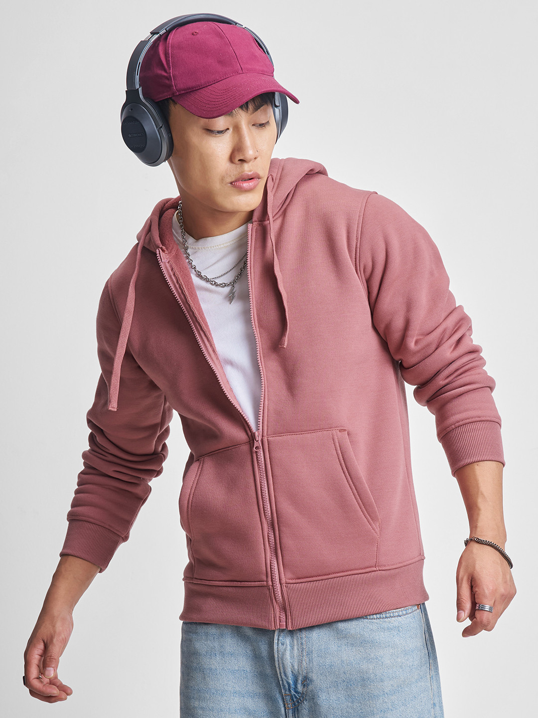 HIGHLANDER Men Rose Hooded Sweatshirt