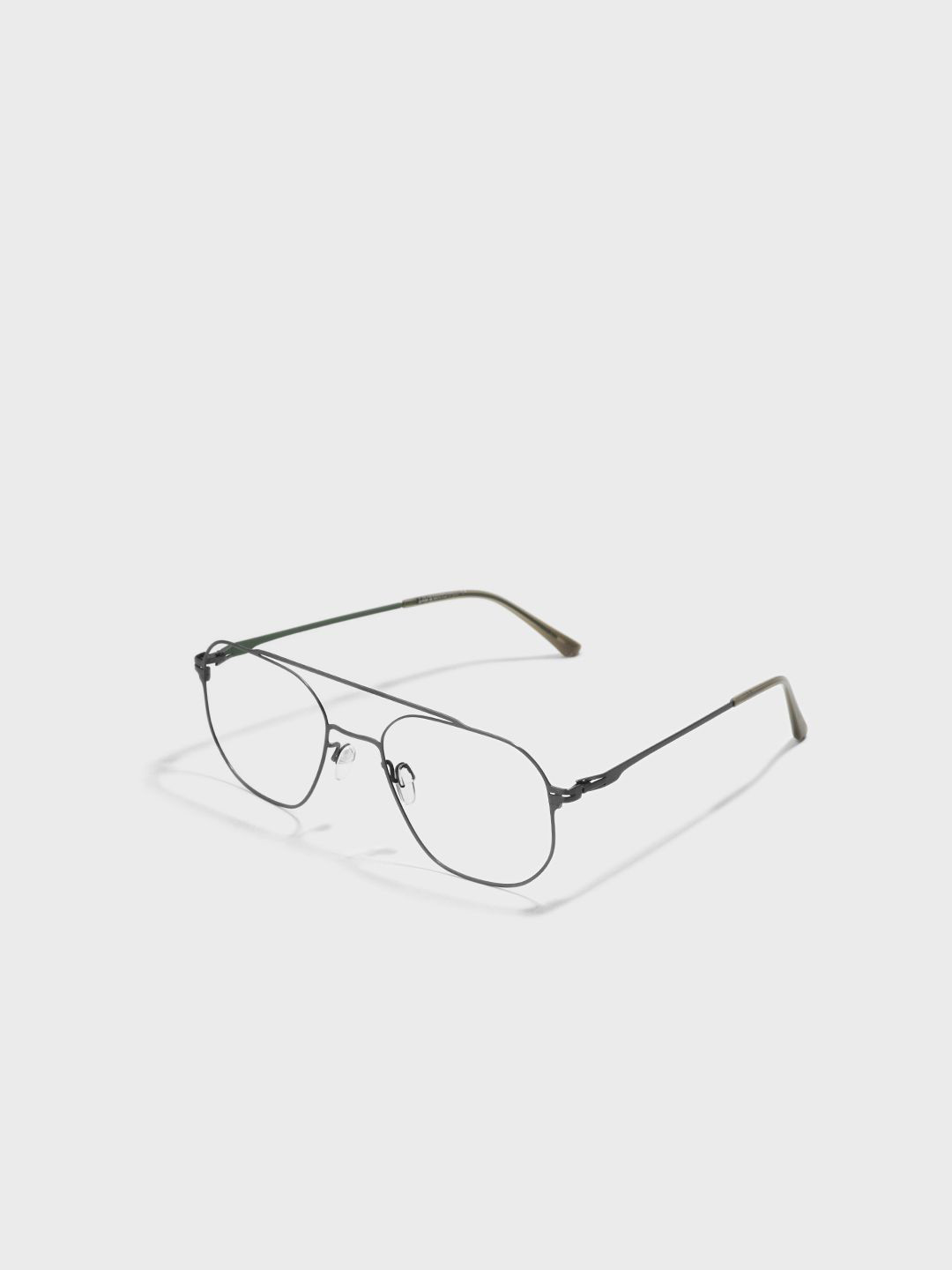 SAM & MARSHALL Unisex Half Rim Computer 400% UV Protection Metal Hexagon Glass Oval Frames