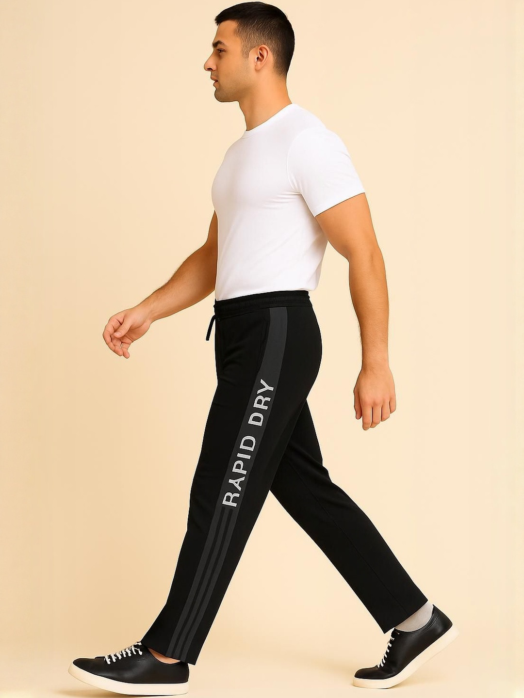 Apraa & Parma Men Rapid-Dry Side Pockets Track Pants