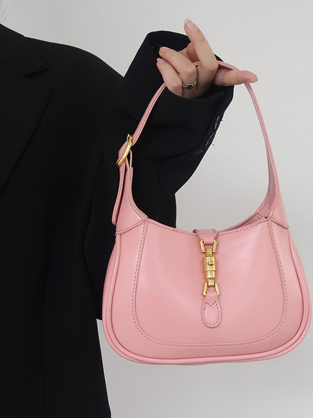 CORSICA Women Pink PU Leather Handbag