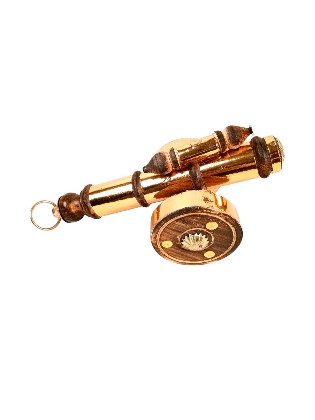 apka mart Gold-Toned Figurine Vintage Cannon Model Showpiece