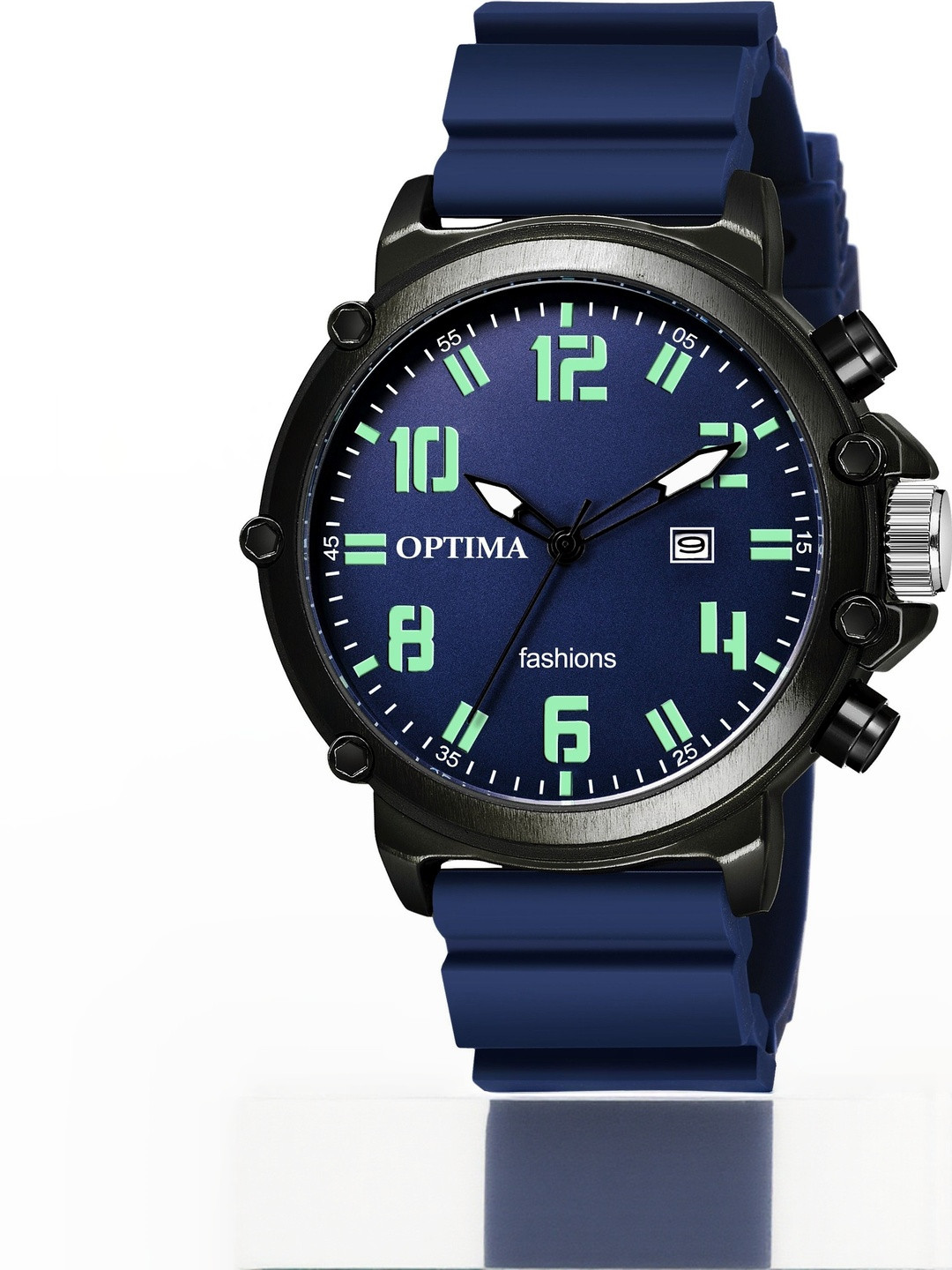 Optima Men Regular Straps Analogue Watch OPT-502-BLUE