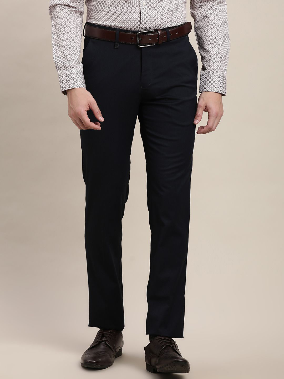 Turtle Men Tailored Slim Fit Terylene Formal Trouser