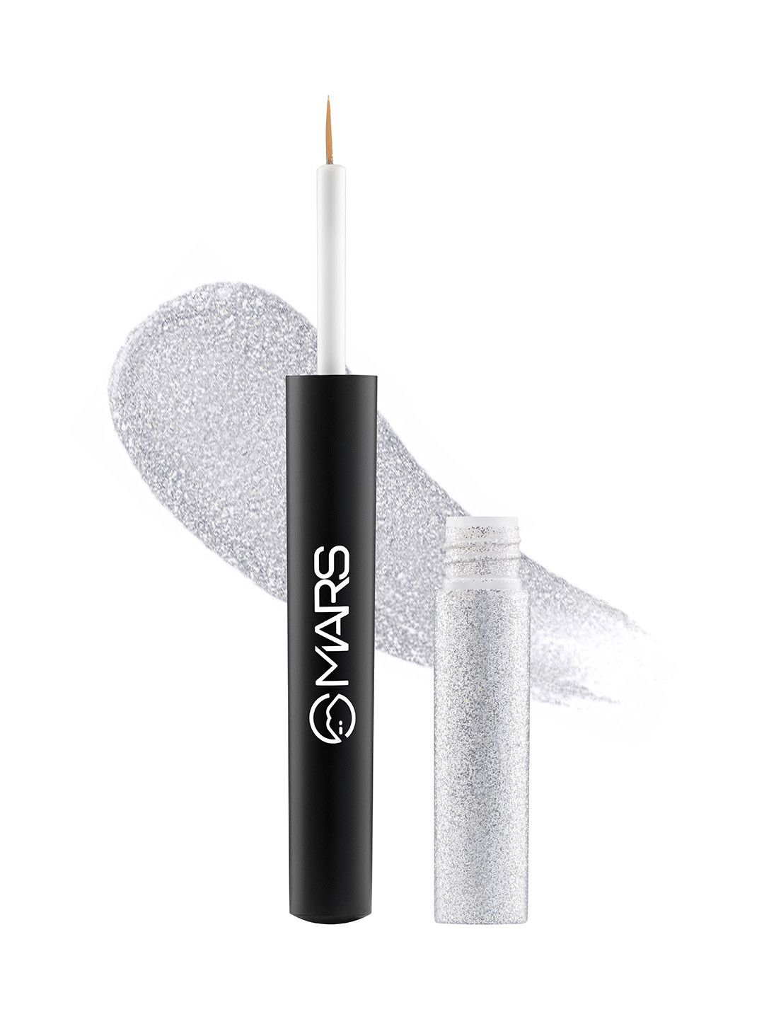MARS Twinkle Wink Glitter Long-Lasting Sparkle Liquid Eyeliner 1.6 ml - Silver Sparkle 03