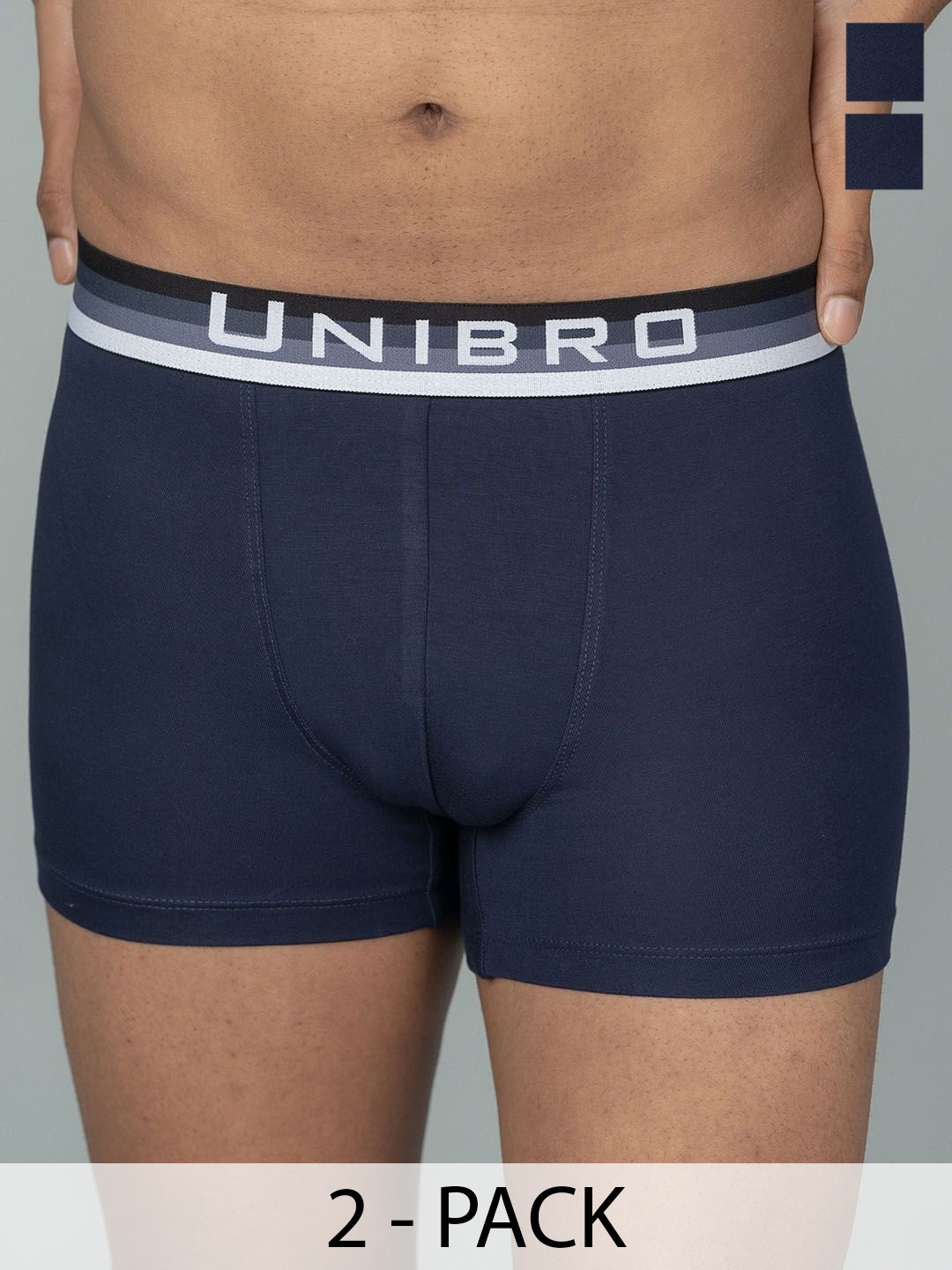 Unibro Men Pack Of 2 Low-Rise Trunks TNCL-TRNK-PM3_2P-L