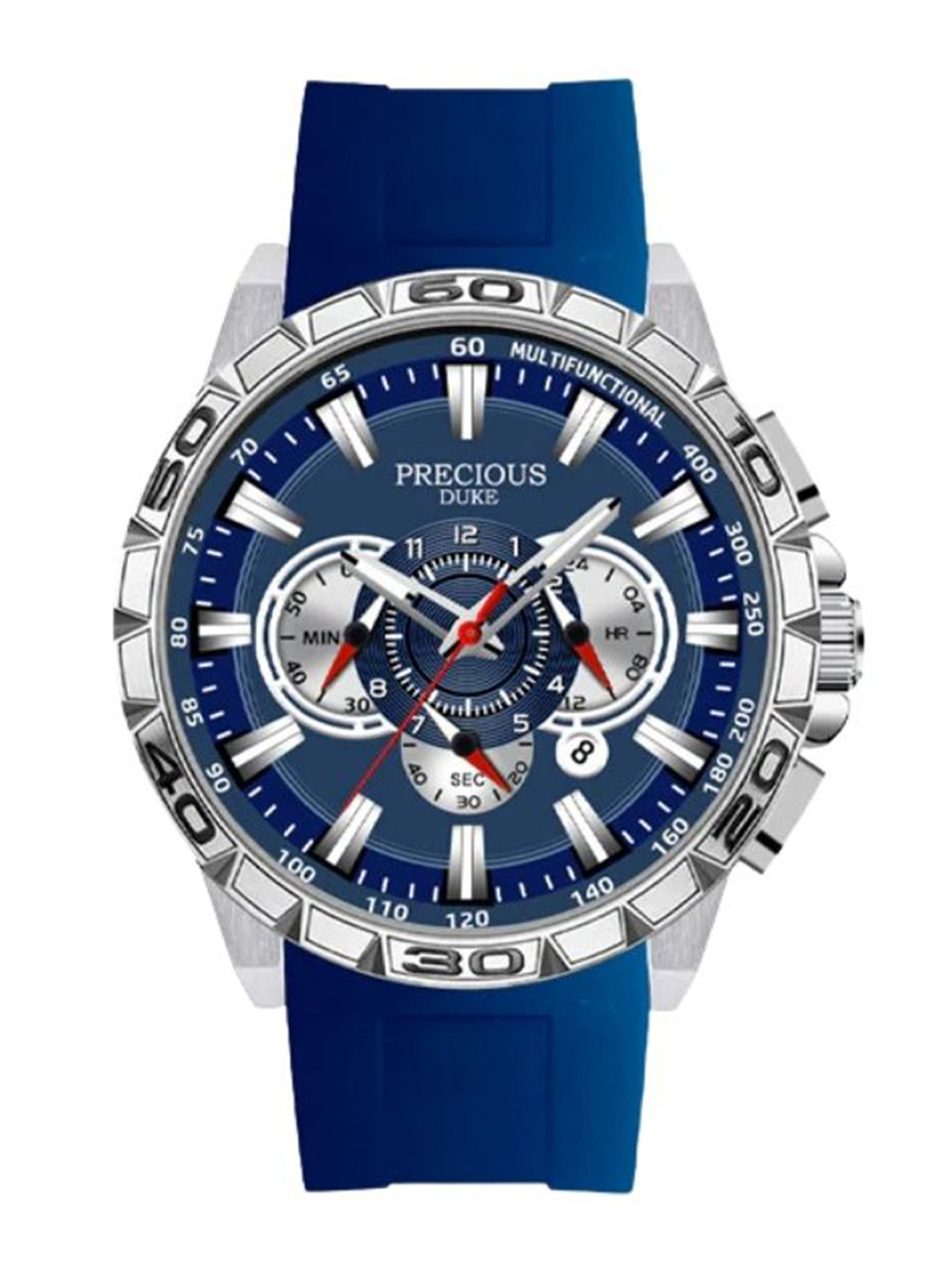 Precious Duke Men Dial & Stainless Steel Straps Analogue Watch PD_818453913238-Blue