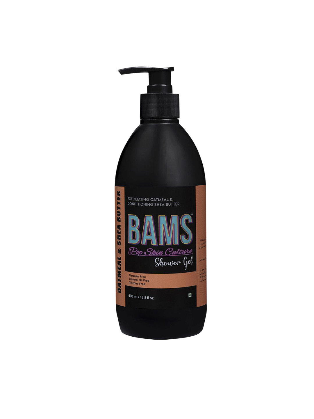 BAMS POP SKIN CULTURE Oatmeal & Shea Butter Shower Gel For Skin Hydration - 400 ml