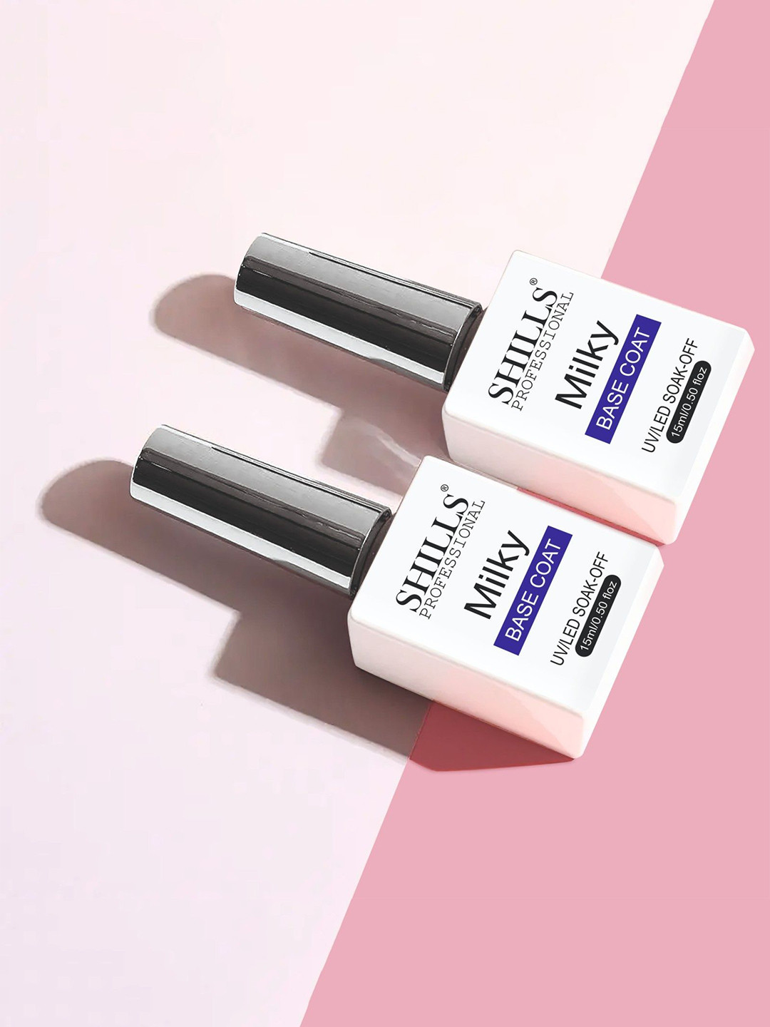 shills professional Milky Base Coat Gel Nail Polish-15ml-11