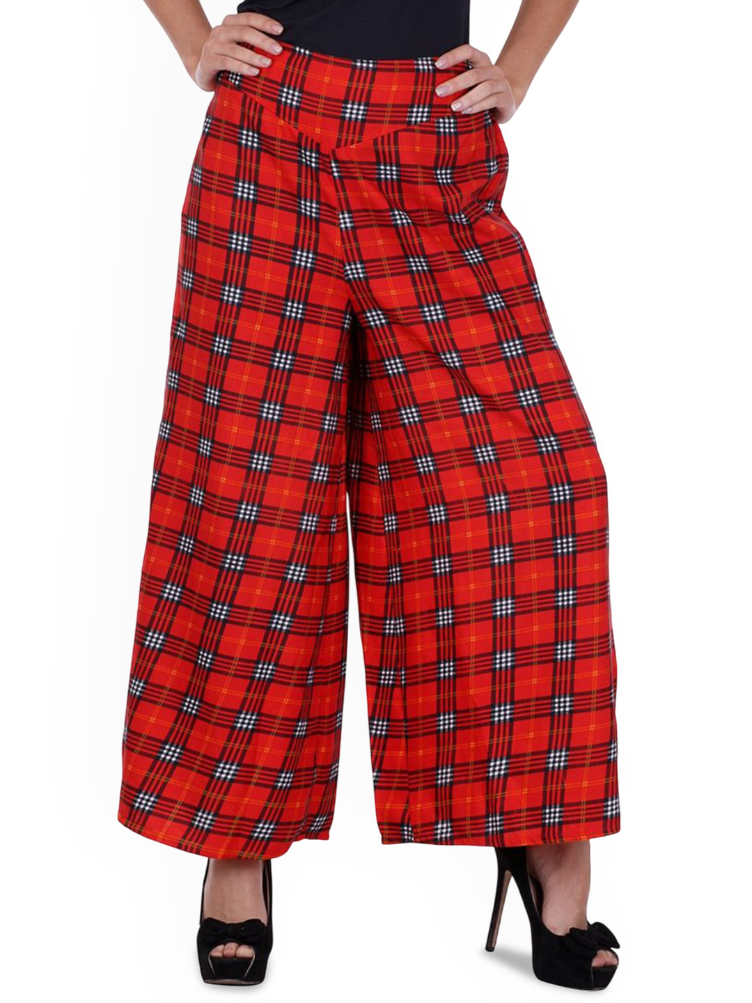 Deewa Women Printed Relaxed Easy Wash Anti Fit Trouser