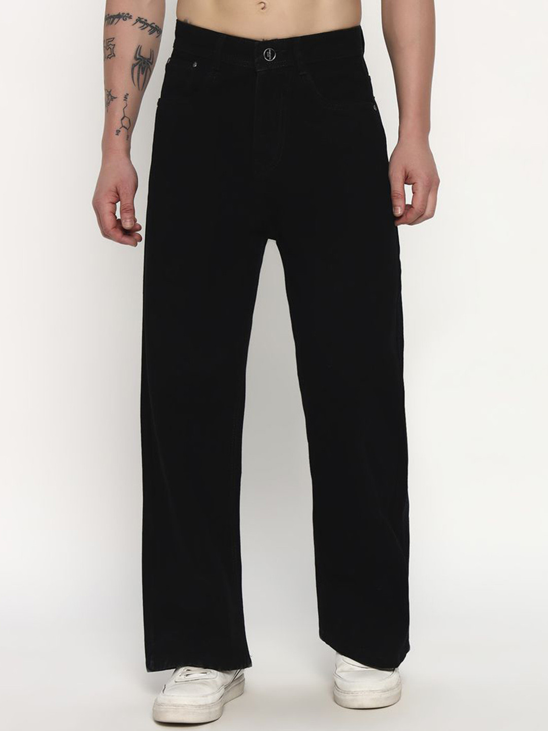 Webdaksha Men Straight Fit Low-Rise Cotton Jeans