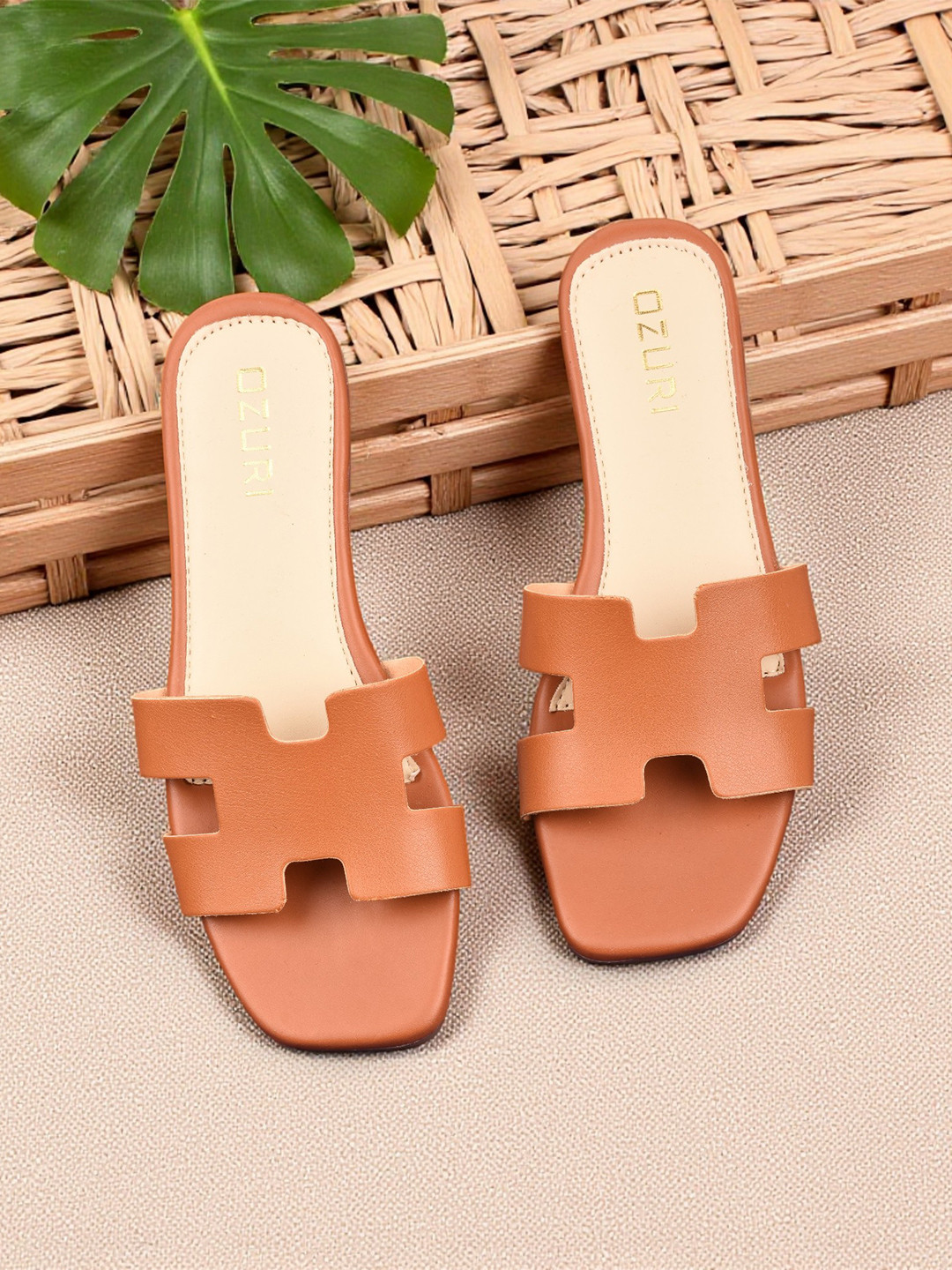 Ozuri Women 10583 Open Toe Flats