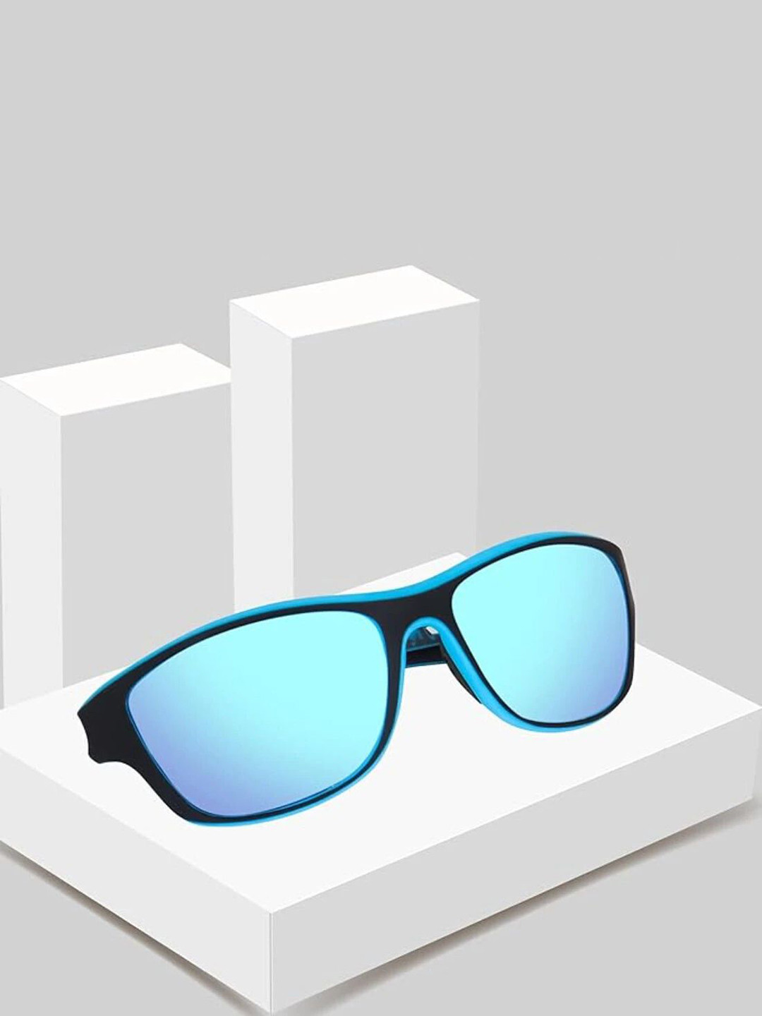 HIPE Men Sports Sunglasses with Polarised and UV Protected Lens 336_BlueHD